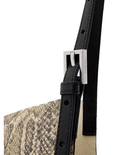 Sac Cabas Ara À Boucle En Peau De Serpent AllSaints en coloris Natural