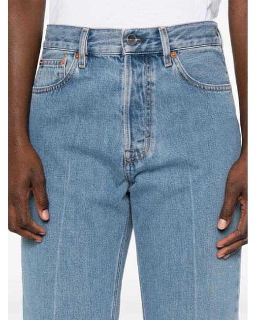 Gucci Blue Logo-Patch Jeans