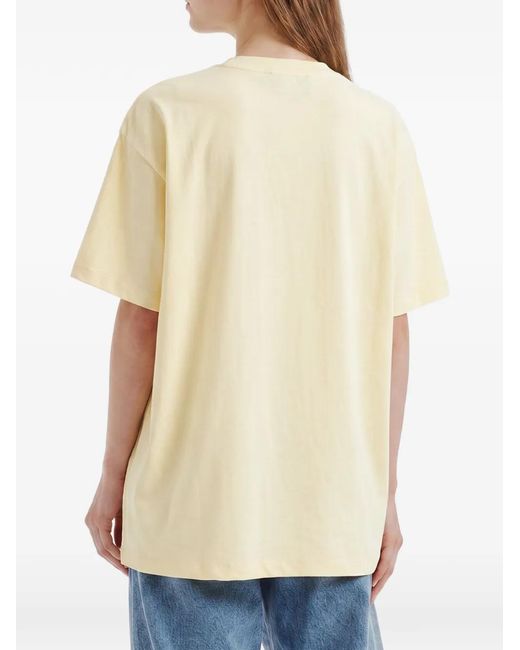 Mini Cream Natural Graphic-Print T-Shirt
