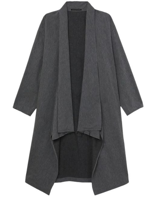 Abrigo estampado Y's Yohji Yamamoto de color Gray