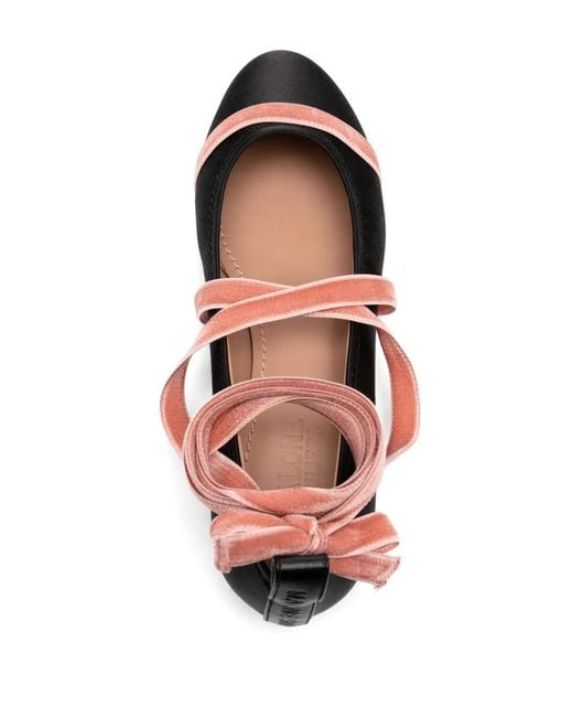Malone Souliers Black Spencer Ballerina Shoes