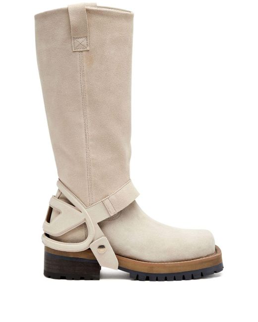 DIESEL D-Texan 2In2 Ch Boots in White | Lyst