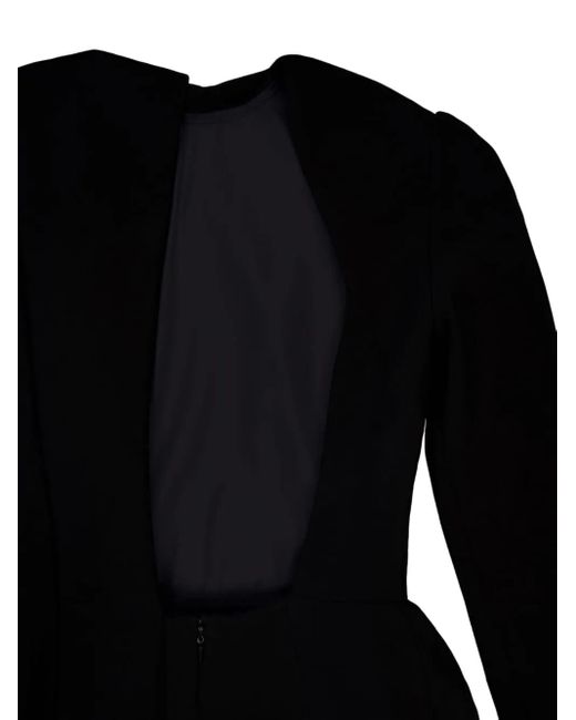 Balenciaga Black Cape-Design Gown