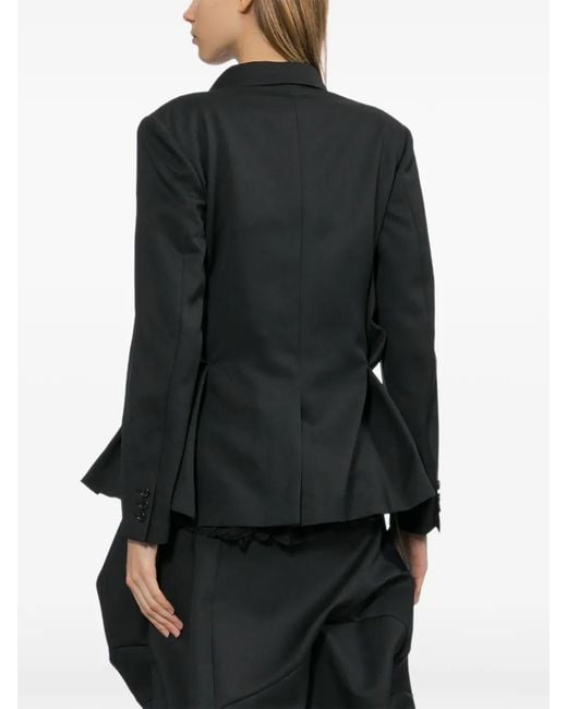 Comme des Garçons Black Pleated Jacket