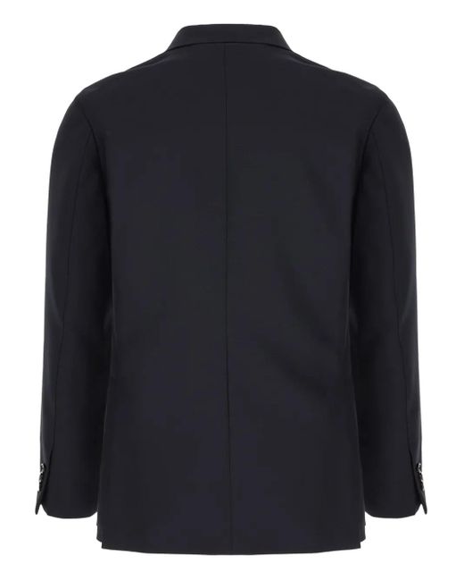 Lardini Black Single-Breasted Blazer for men