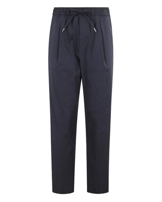 Briglia 1949 Wimbledon Broek Met Trekkoordtaille in het Blue
