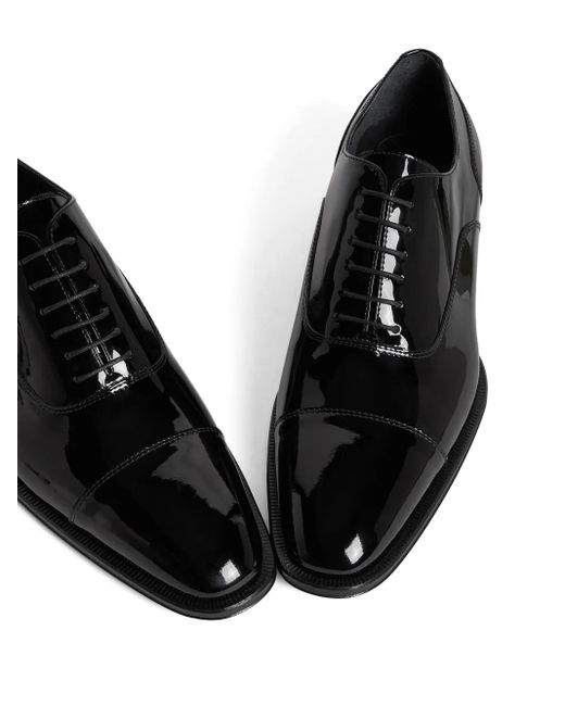 DSquared² Black Classic Evening Oxford Shoes for men