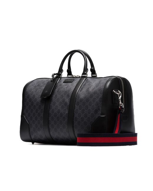 Gucci Canvas-Reisetasche mit Logo in Schwarz für Herren | Lyst DE