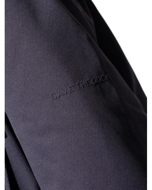 Save The Duck Blue Button-Up Overshirt for men