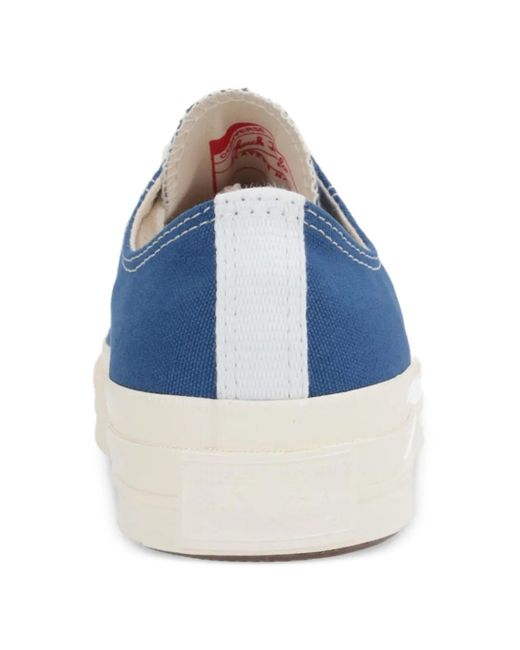 COMME DES GARÇONS PLAY Blue X Converse Chuck 70 Ox "Cdg Play" Sneakers