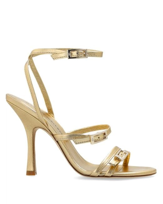 Stuart Weitzman Metallic Georgie 100