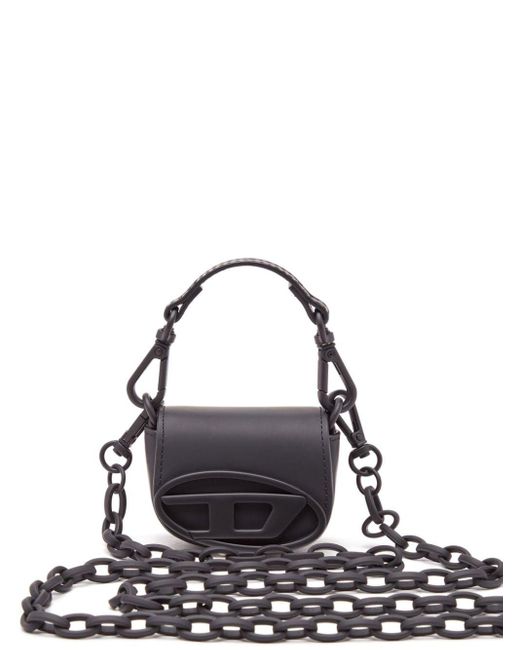 DIESEL Black 'micro Iconic' Shoulder Bag,