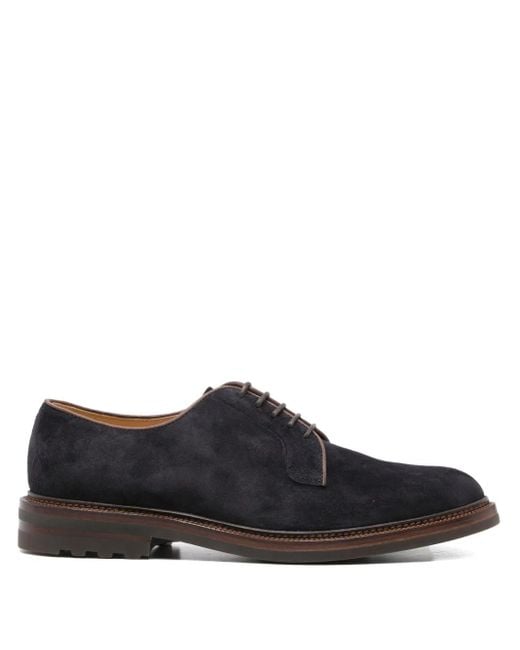 Chaussures En Daim À Lacets Brunello Cucinelli pour homme en coloris Black