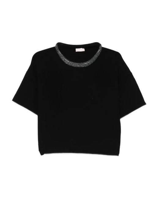 Top Con Decorazione di Liu Jo in Black