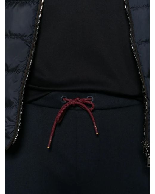 Paul & Shark Blue Drawstring-Waistband Track Pants for men