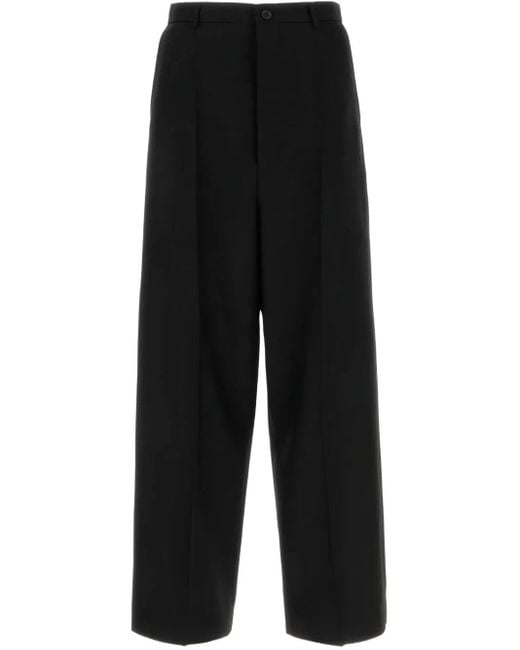 Balenciaga Black Straight-Leg Trousers for men