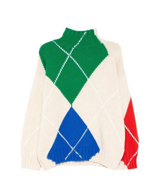 J.W. Anderson Green Pull À Losanges