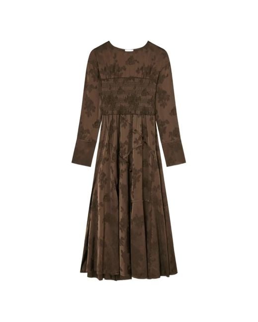Ganni Brown Dress