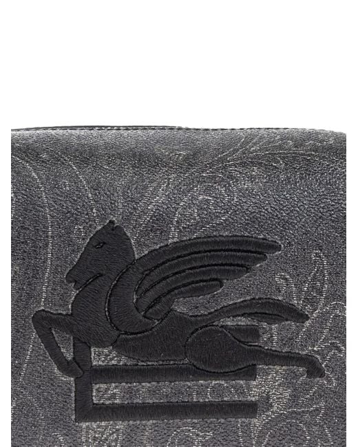 Trousse Da Bagno Con Stampa Paisley di Etro in Gray da Uomo