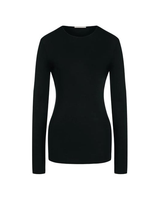 12 STOREEZ Black Haut Nicole À Manches Longues