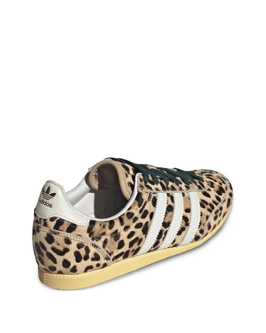 Adidas Brown Leopard Stripes Trainers