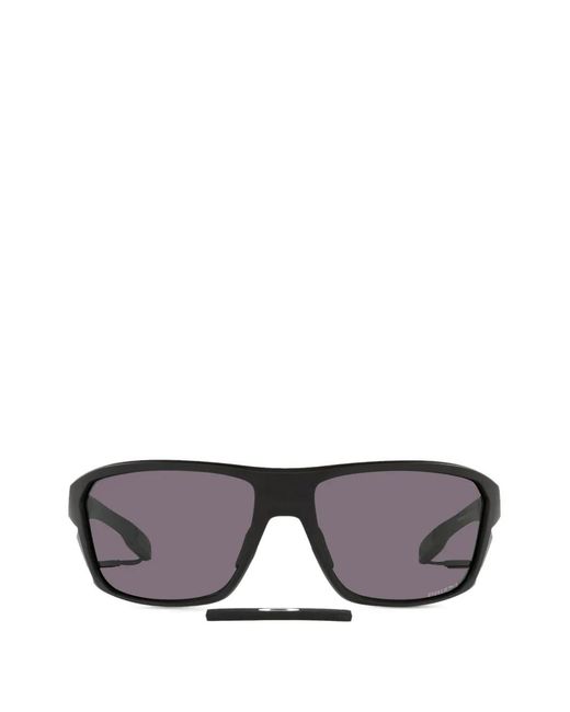 Oakley Gray Split Shot Square Sunglasses for men