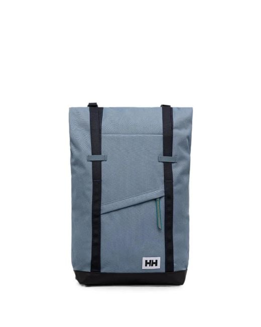 Helly Hansen Blue Stockholm Logo-Patch Buckle-Fastening Backpack