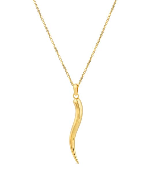 Dinny Hall Metallic Horn-Pendant Necklace