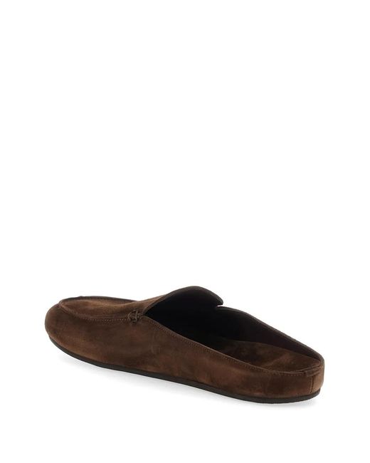 VINNY'S Brown Mules Donnie En Daim for men