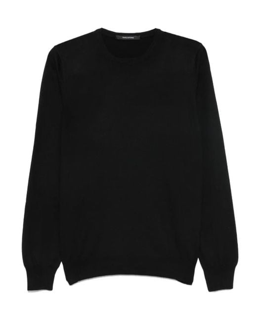 メンズ Tagliatore クルーネック セーター Black