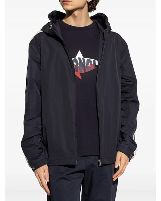 Moncler Blue Side Stripe Jacket for men