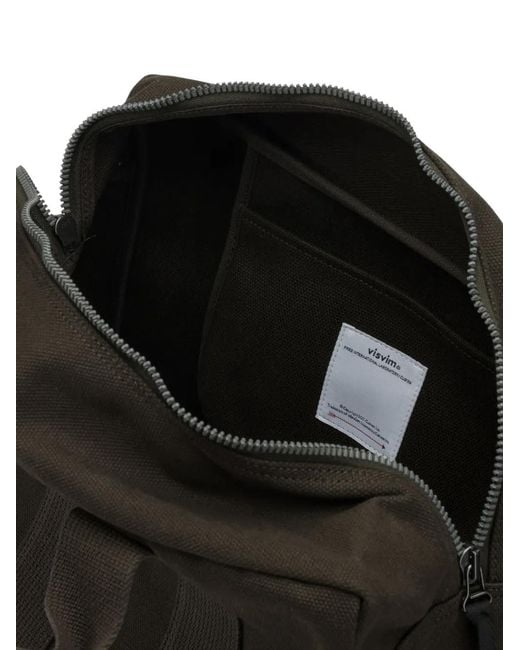 Visvim Black Medium Canvas Plura Zip-Top Tote Bag for men
