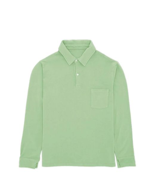 Fortela Green Polo Missouril À Manches Longues for men