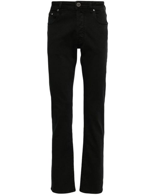 Jacob Cohen Black Bard Slim-fit Jeans for men