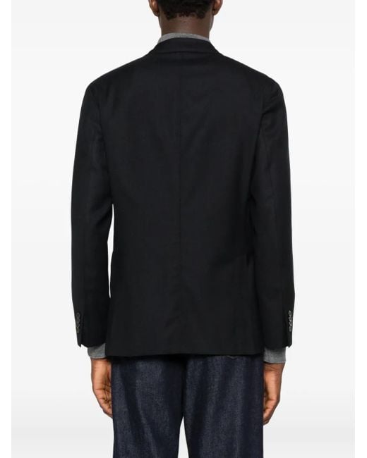 Chaqueta Con Doble Botonadura Boglioli de hombre de color Black