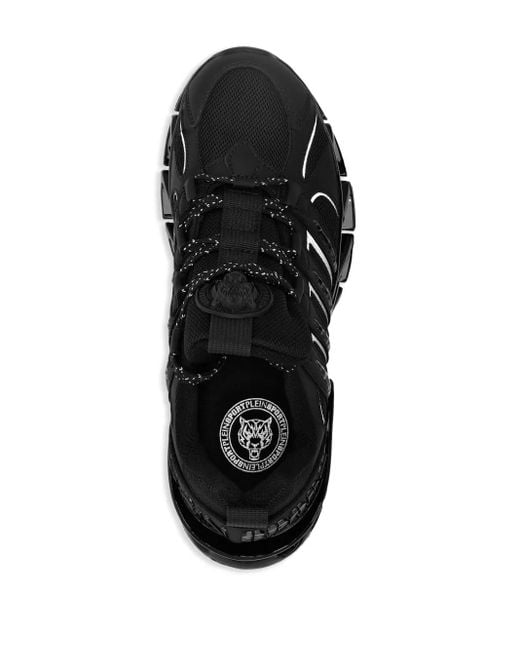 Philipp Plein Black Runner Sneakers