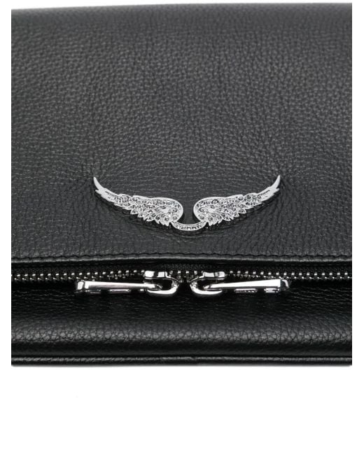 Zadig & Voltaire Black Rock Ii Grained Leather