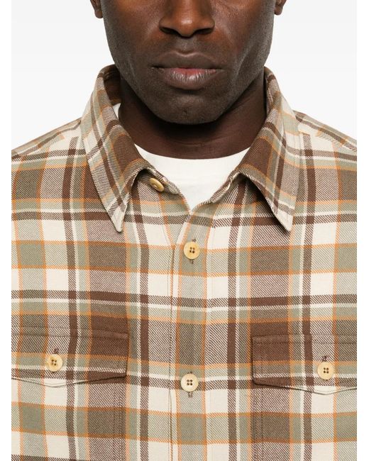 Visvim Natural Lumber Checked Shirt for men