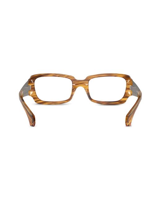 Alain Mikli Brown Rectangle-Frame Sunglasses