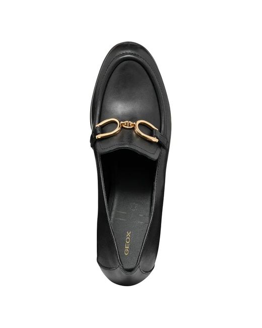 Geox Black Heeled Pumps