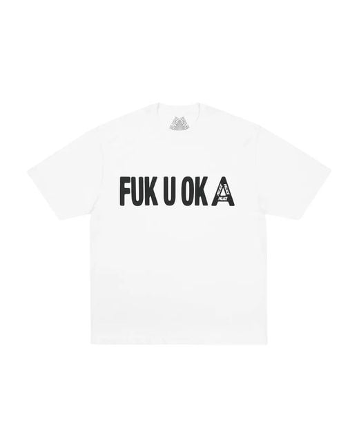 Palace White Fukuoka T-Shirt for men
