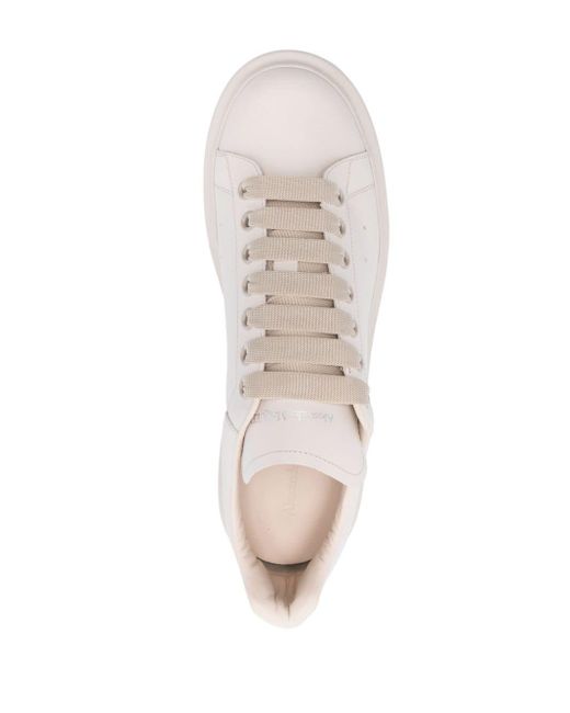 Alexander McQueen Pink Neutral Oversized Leather Sneakers - Men's - Calf Leather/rubber for men