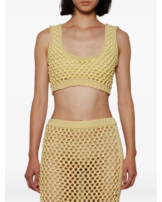 DIOTIMA Metallic Lady Beaded Top