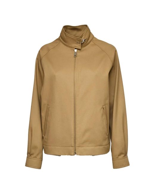 Fay Natural Veste Bomber À Fermeture Zippée