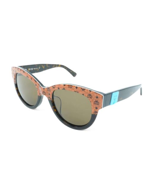 MCM Gray Monogram Cat-Eye Sunglasses for men
