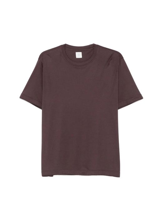 Eleventy Purple Crew-Neck T-Shirt for men