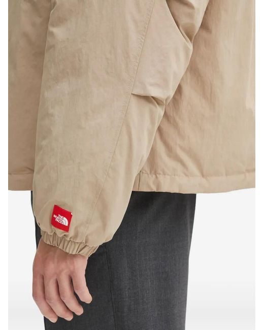 The North Face Natural Buttoned Funnel-Neck Jacket for men
