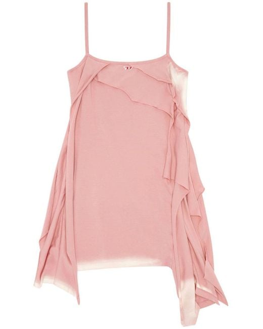 Robe D-Malory à effet usé DIESEL en coloris Pink