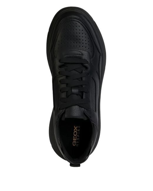 Geox Black Platform Sneakers