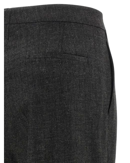 Tagliatore Black Doppelreihiger Anzug mit Pailletten